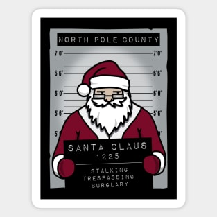 Santa Crimes Magnet